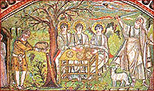 Ospitalit di Abramo; VI sec.; Ravenna, S. Vitale