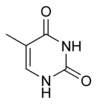 Thymine chemical structure.png